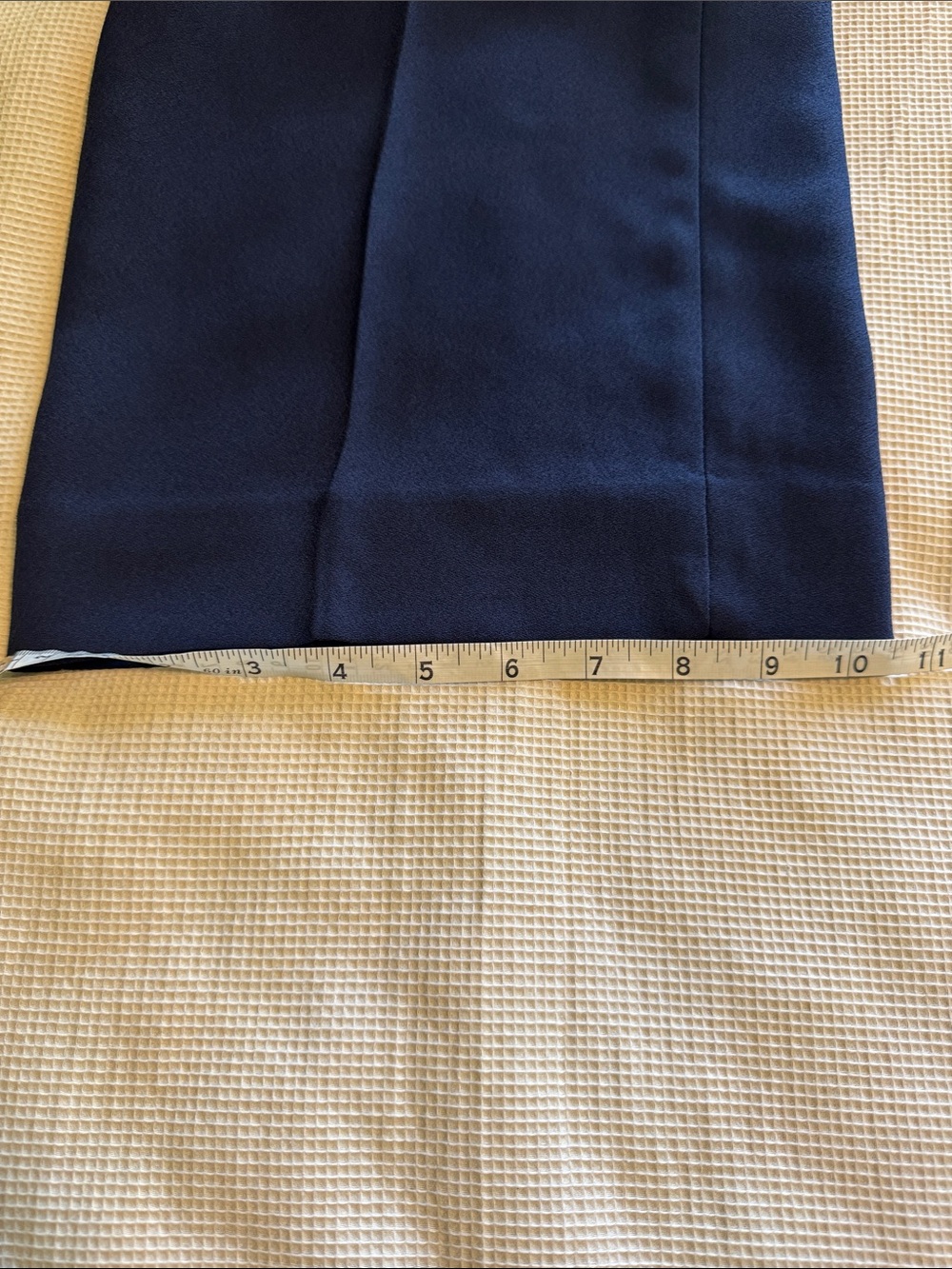 NWT J.Crew Essential Wide Leg Pant Navy Blue Size 2 Career Trouser - Picture 7 of 8